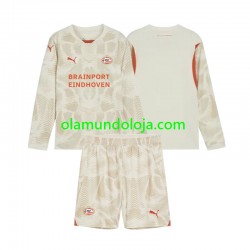 Camisola PSV Eindhoven Guarda-redes Criança Equipamento Terceiro 2024-2025 Manga Comprida